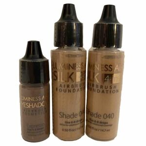 Luminess Air Silk Airbrush Foundation 040 .5 oz 2pc & Eyeshadow Expresso .25 oz